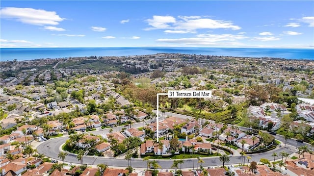31 Terraza Del Mar, Dana Point, CA 92629 - aerial view of property and surrounding area with nearby suburban area and a nearby body of water