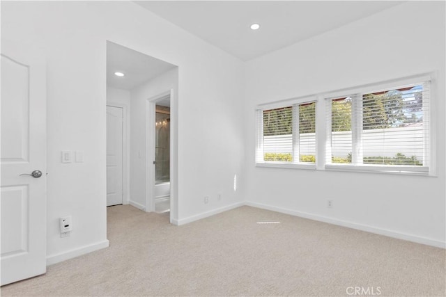 31 Terraza Del Mar, Dana Point, CA 92629 - spare room with light colored carpet, baseboards, and recessed lighting
