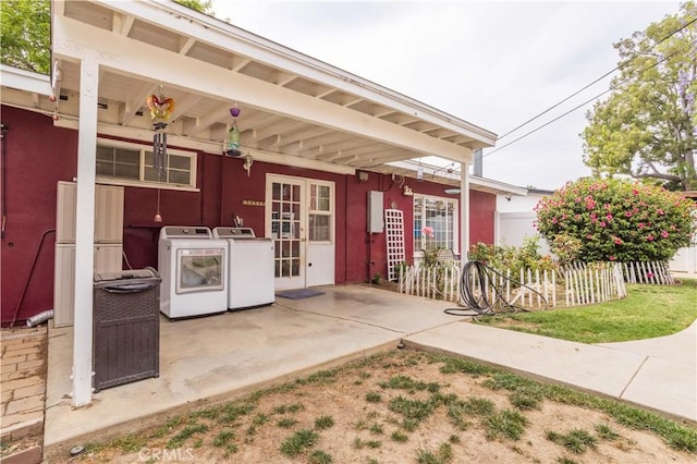 7744 Rhea Ave, Reseda, CA 91335 - view of patio featuring washing machine and dryer