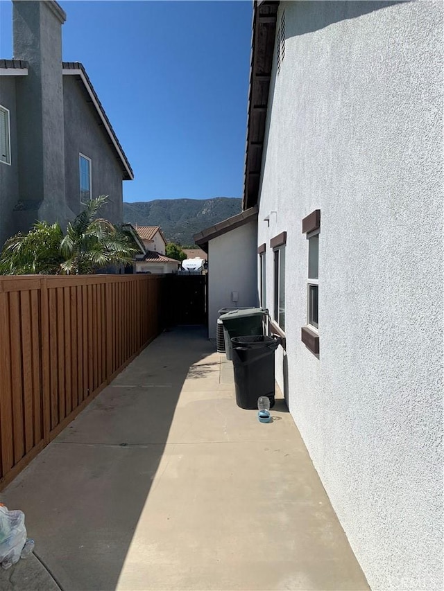 18810 Oakview Way, Lake Elsinore, CA 92530 - view of patio / terrace with a mountain view