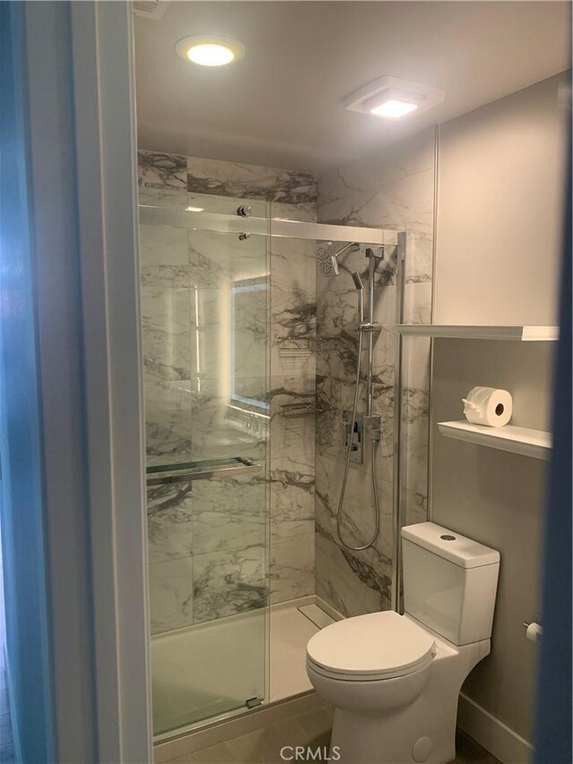18810 Oakview Way, Lake Elsinore, CA 92530 - full bathroom with toilet and a marble finish shower