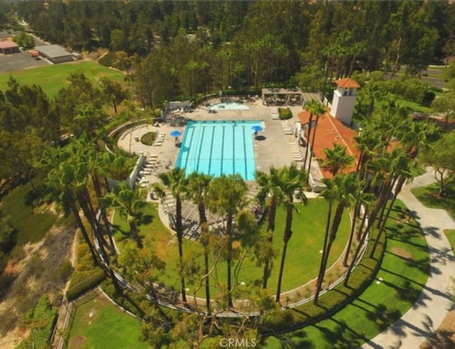 49 El Cencerro, Rancho Santa Margarita, CA 92688 - bird's eye view with a view of trees