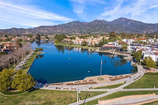 49 El Cencerro, Rancho Santa Margarita, CA 92688 - view of water feature with a mountain view