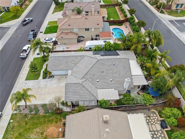 birds eye view of property featuring a residential view