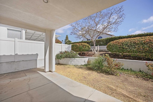 6017 Piros Way, Oceanside, CA 92056 - view of patio / terrace with a fenced backyard