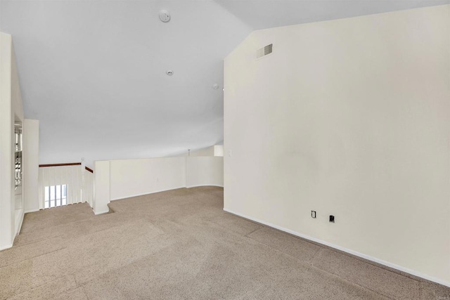 6017 Piros Way, Oceanside, CA 92056 - carpeted spare room featuring visible vents, baseboards, and lofted ceiling