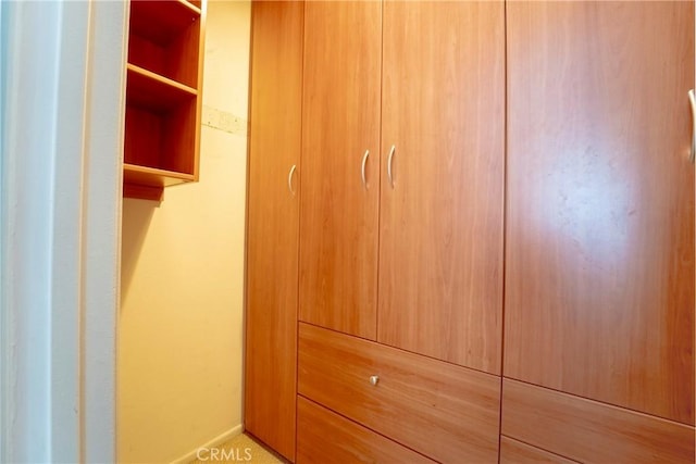 view of closet