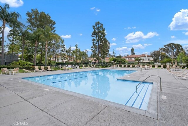 pool featuring a patio
