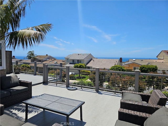 33601 Via Corvalian Unit 4, Dana Point, CA 92629 - view of patio / terrace featuring a balcony and a residential view