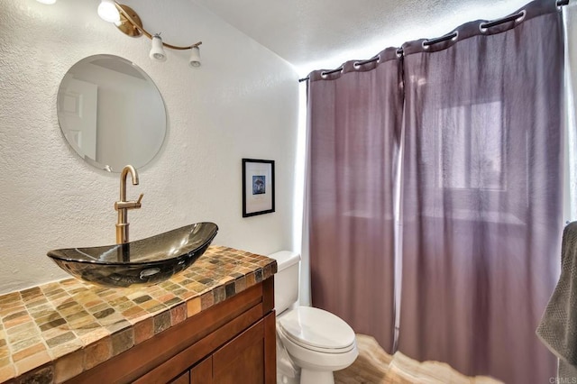 6755 Caminito Del Greco, San Diego, CA 92120 - full bathroom featuring toilet, vanity, and curtained shower