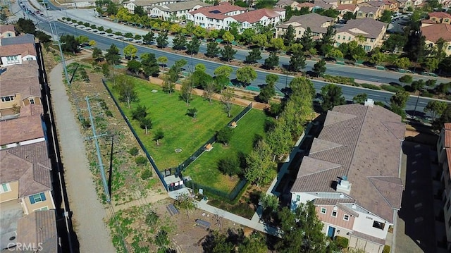 aerial view featuring a residential view