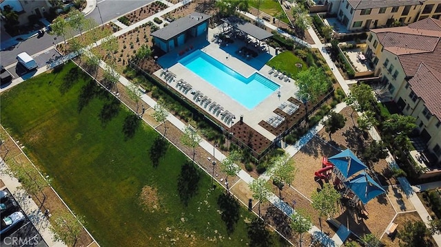 bird's eye view