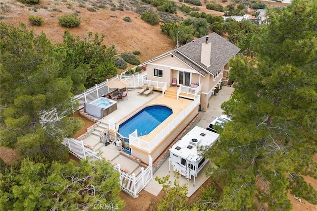 33435 Hubbard Rd, Acton, CA 93510 - view of subject property with a pool