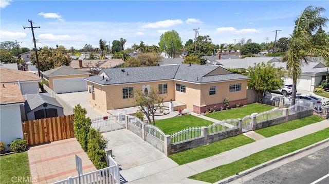 birds eye view of property featuring a residential view
