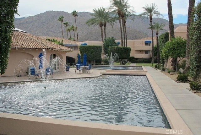 500 E Amado Rd Unit 420, Palm Springs, CA 92262 - view of pool featuring a mountain view