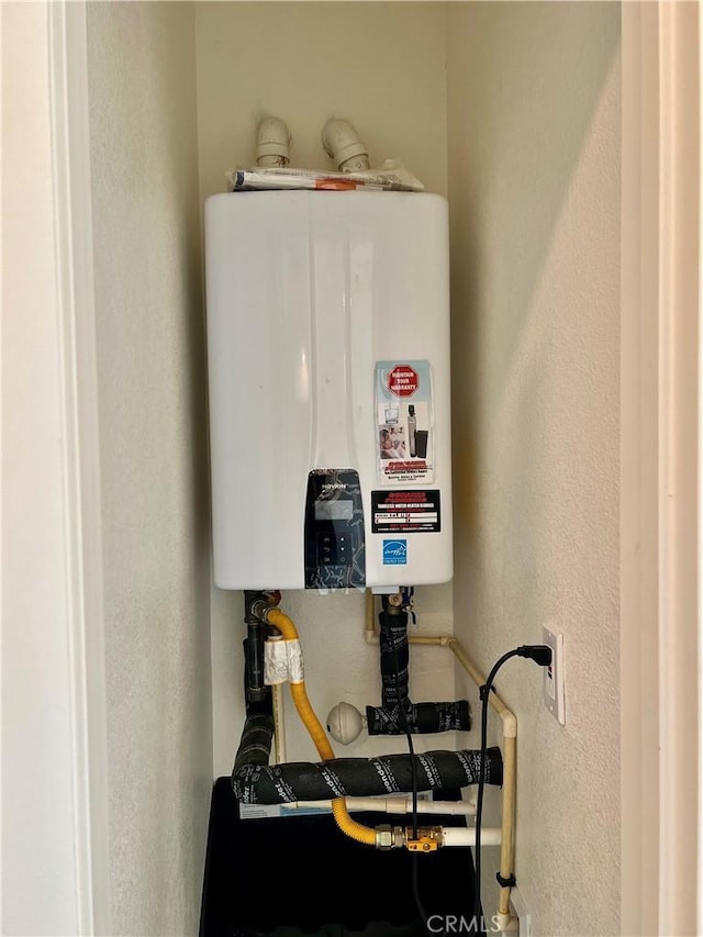 utilities with tankless water heater
