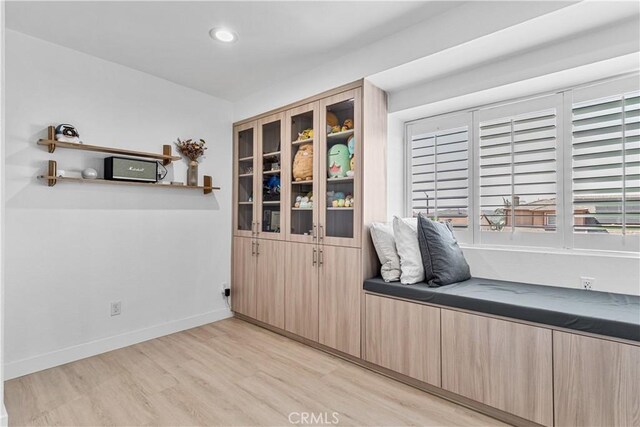 760 Featherwood Dr, Diamond Bar, CA 91765 - unfurnished room with light wood-style floors, baseboards, and recessed lighting