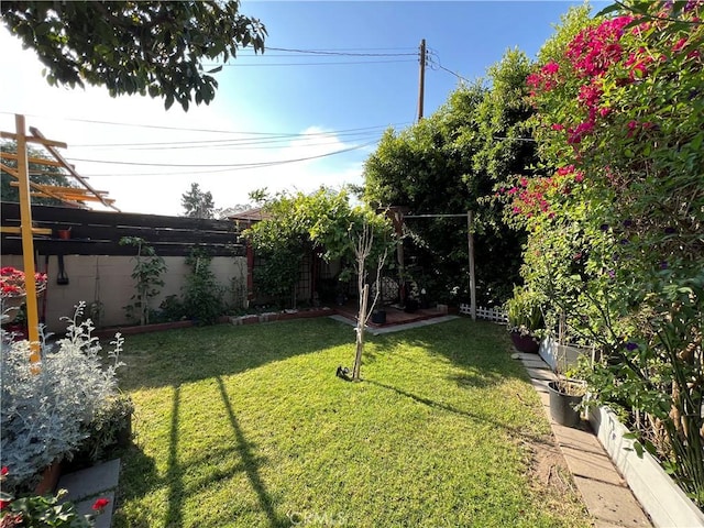 10709 Wheelock Cir, Whittier, CA 90606 - view of yard with a fenced backyard