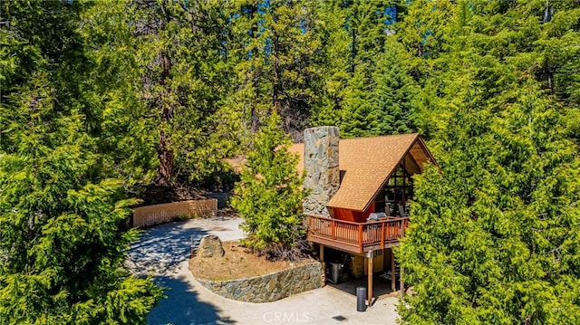 1163 Silvertip Ln, Fish Camp, CA 93623 - bird's eye view