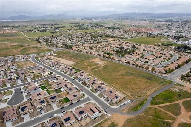 25441 Luna Peak Rd, Menifee, CA 92586 - aerial view of property and surrounding area with mountains