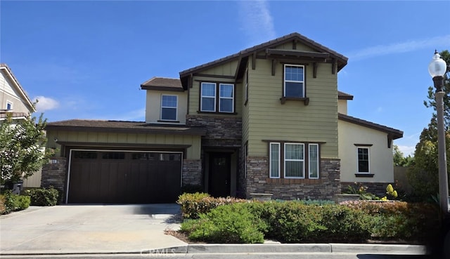 164 Newall, Irvine, CA 92618 - craftsman-style home with stone siding, driveway, and a garage