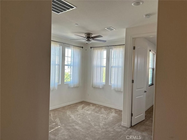 164 Newall, Irvine, CA 92618 - carpeted empty room with ceiling fan and a smoke detector