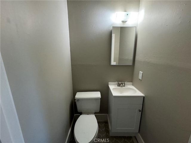 3723 Buckeye St, Clearlake, CA 95422 - half bath with baseboards, toilet, and vanity