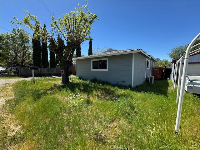 3723 Buckeye St, Clearlake, CA 95422 - view of home's exterior featuring fence and crawl space