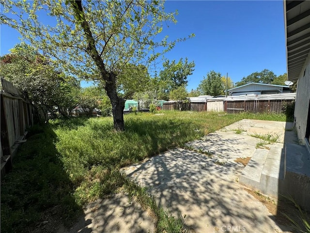 3723 Buckeye St, Clearlake, CA 95422 - view of yard featuring a patio area and a fenced backyard