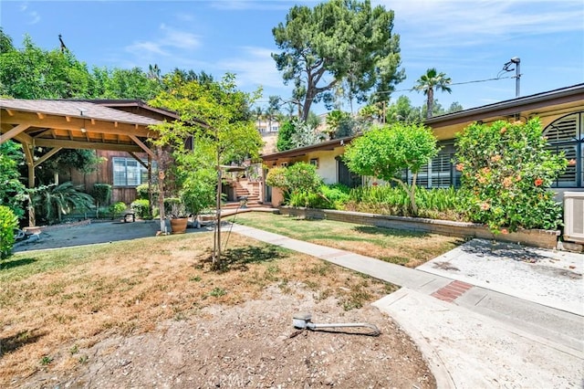 1341 E Harvest Moon St, West Covina, CA 91792 - view of green lawn featuring a gazebo and a patio area