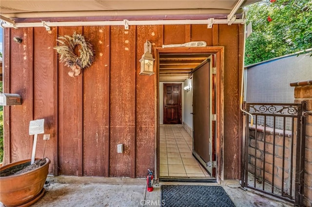 1341 E Harvest Moon St, West Covina, CA 91792 - view of exterior entry with board and batten siding