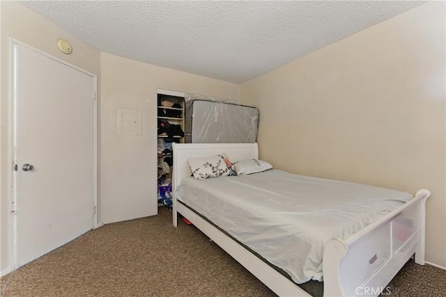 1010 Margarita Dr Unit B201, Corona, CA 92879 - carpeted bedroom with a textured ceiling