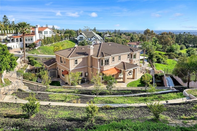 15841 Aurora Crest Dr, Whittier, CA 90605 - aerial perspective of suburban area
