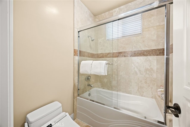 15841 Aurora Crest Dr, Whittier, CA 90605 - bathroom with toilet and enclosed tub / shower combo