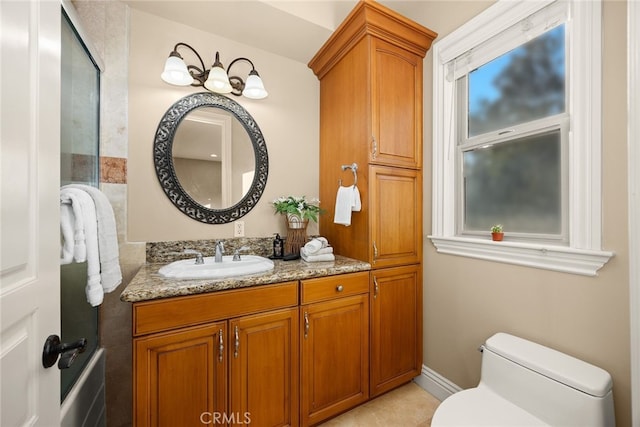 15841 Aurora Crest Dr, Whittier, CA 90605 - bathroom with vanity and toilet