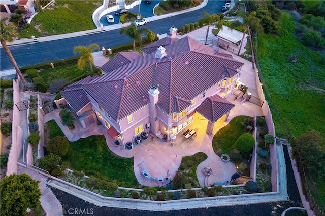 15841 Aurora Crest Dr, Whittier, CA 90605 - view from above of property