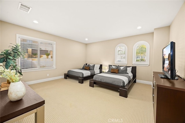 15841 Aurora Crest Dr, Whittier, CA 90605 - bedroom featuring carpet, baseboards, and recessed lighting