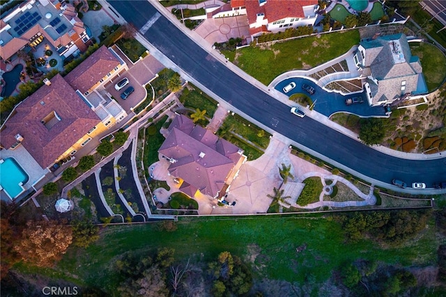 15841 Aurora Crest Dr, Whittier, CA 90605 - aerial view of property and surrounding area with nearby suburban area