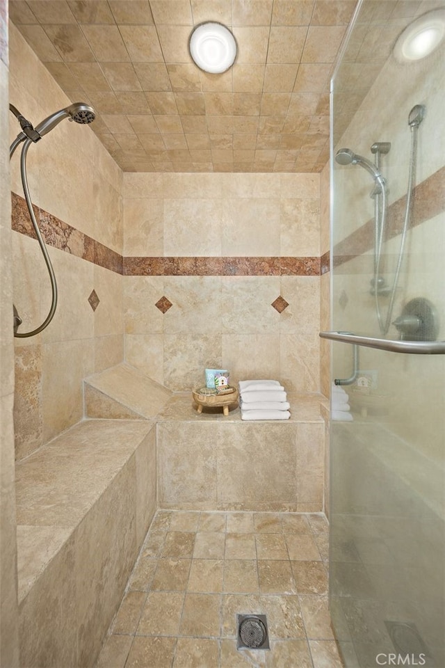 15841 Aurora Crest Dr, Whittier, CA 90605 - bathroom with a stall shower