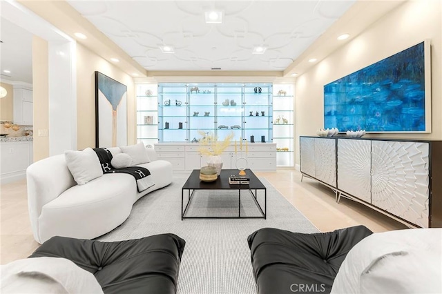 123 Calderon, Irvine, CA 92618 - living area featuring recessed lighting