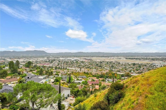 10050 Olivia Ter, Sun Valley, CA 91352 - aerial view with a residential view and a mountain view
