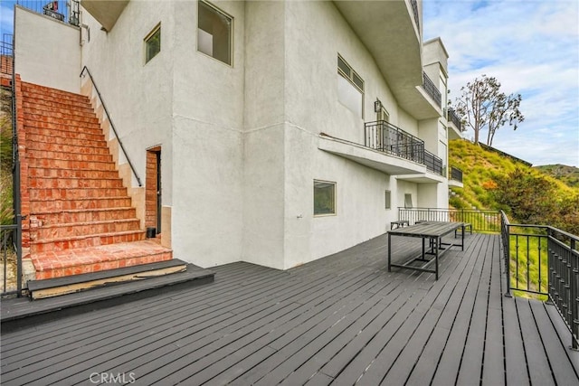 10050 Olivia Ter, Sun Valley, CA 91352 - deck featuring stairs