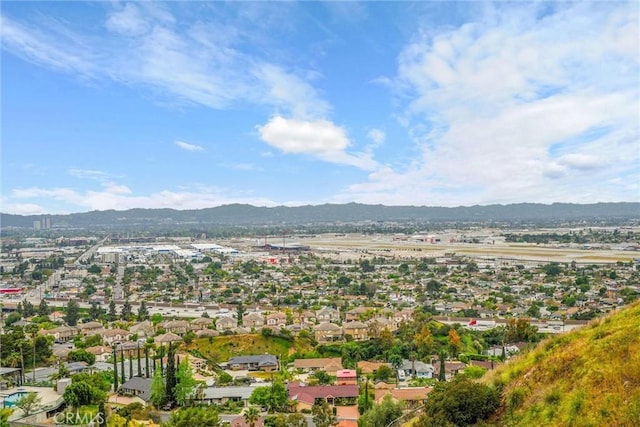 10050 Olivia Ter, Sun Valley, CA 91352 - drone / aerial view featuring a mountain view