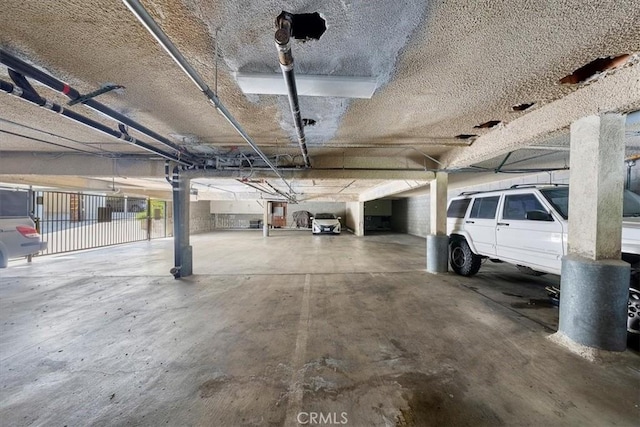 view of parking deck
