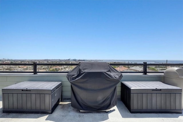 exterior space with grilling area