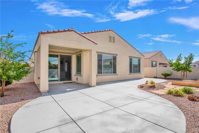 18870 Stetson St, Apple Valley, CA 92308 - rear view of house with stucco siding and a tile roof
