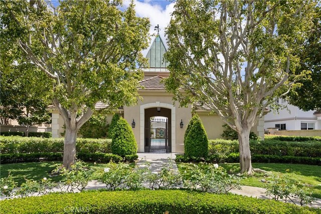 1 Giverny, Newport Coast, CA 92657 - view of front of property featuring stucco siding and a tiled roof
