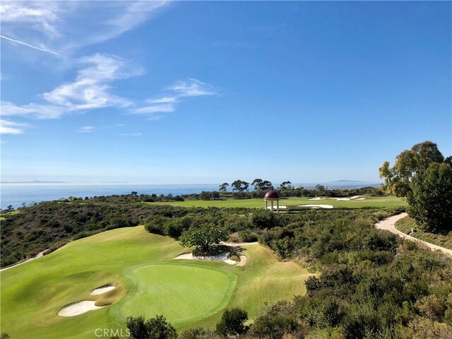 1 Giverny, Newport Coast, CA 92657 - drone / aerial view of a local golf course and a nearby body of water