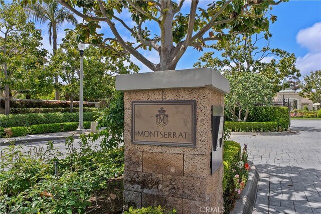 1 Giverny, Newport Coast, CA 92657 - view of community sign