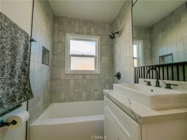 1954 W 71st, Los Angeles, CA 90047 - full bathroom featuring vanity and shower / bath combination